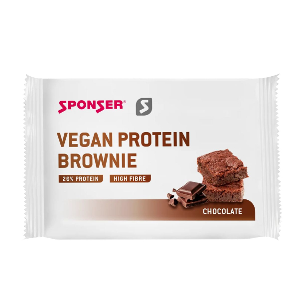 Протеїновий батончик Sponser Vegan Protein Brownie (шоколад) 50 г