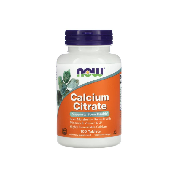 Цитрат кальцію Now Foods Calcium Citrate, 100 таблеток