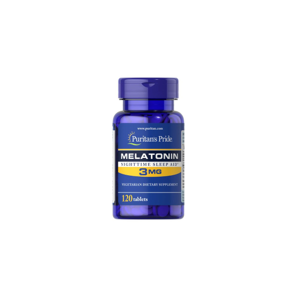 Мелатонін Puritan's Pride Melatonin, 3 мг, 120 таблеток
