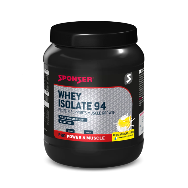 Изолят протеина Sponser Whey Isolate 94 (лимон + йогурт) 425 г