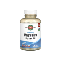 Гліцинат магнію KAL High Absorption Magnesium Glycinate 350 мг, 160 капсул