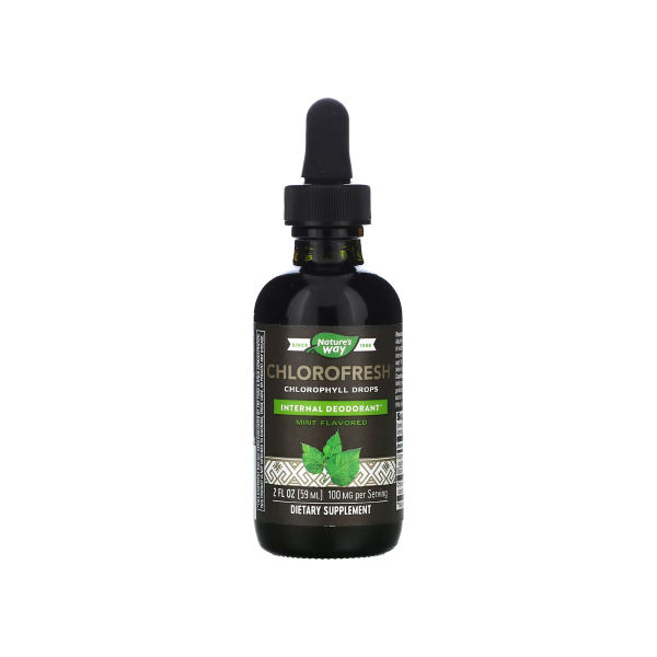 Краплі з хлорофілом зі смаком м’яти Nature's Way Chlorofresh Mint, 59 мл