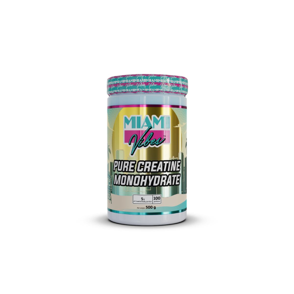 Креатин MIAMI VIBES PURE Creatine Monohydrate, 500 г 