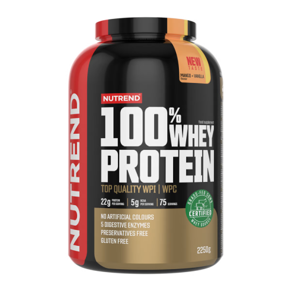 Протеин Nutrend 100% Whey Protein (манго + ваниль) 2250 г 