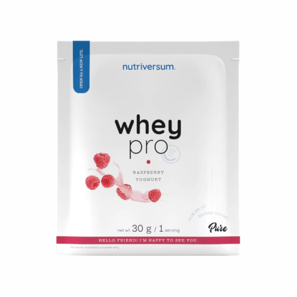 Протеїн Nutriversum Whey Pro (малиновий йогурт) 30 г
