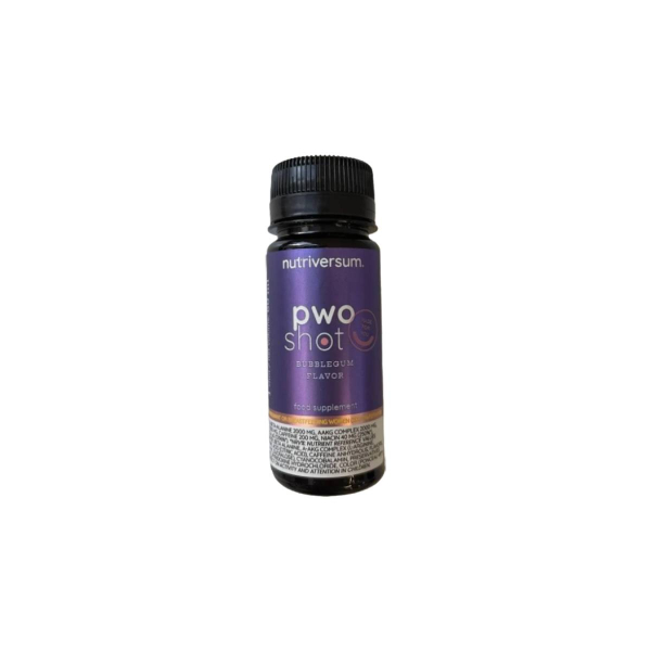 Передтренувальний напій Nutriversum PWO Shot (жуйка) 60 мл 