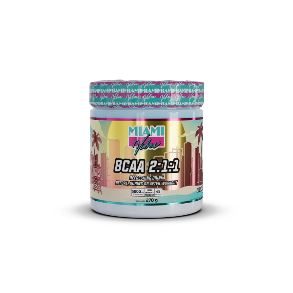 Амінокислоти MIAMI VIBES BCAA 2:1:1 (кавун) 270 г 