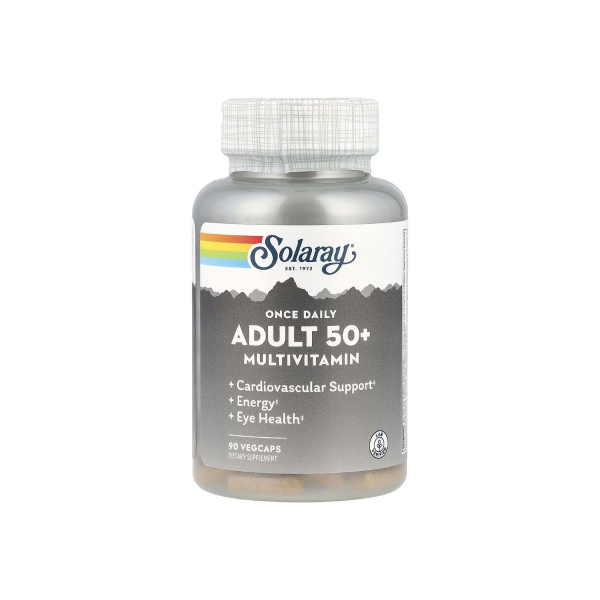 Мультивітаміни Solaray Once Daily Adult 50+ Multivitamin, 90 капсул