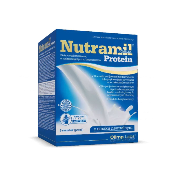 Заменитель питания Olimp Nutramil Complex Protein (без вкуса), 1 саше
