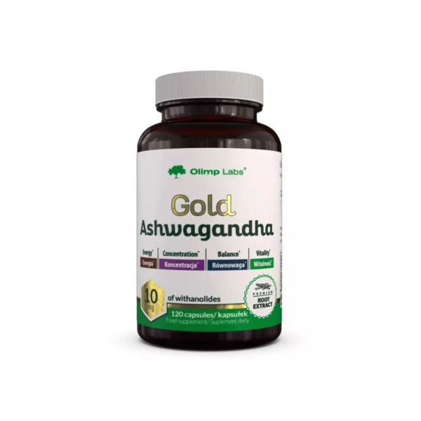 Ашваганда Olimp Gold Ashwagandha, 10 мг, 120 капсул
