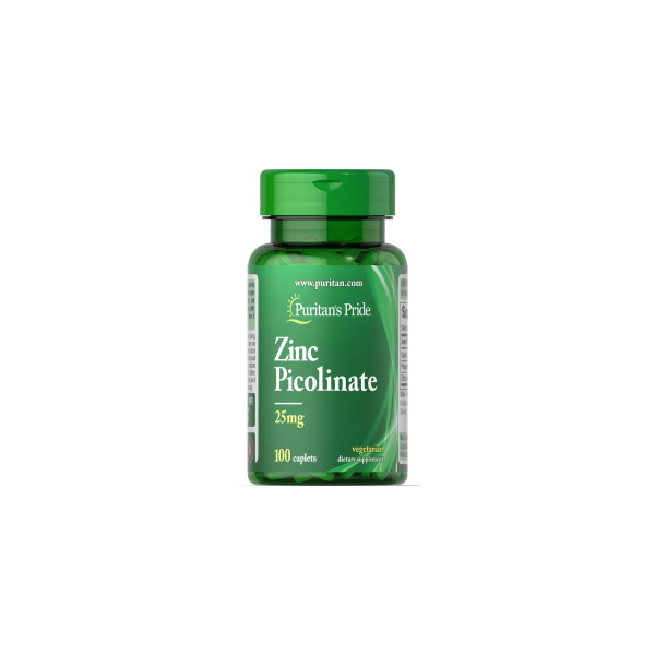 Піколінат цинк Puritan's Pride Zinc Picolinate, 25 мг, 100 капсул