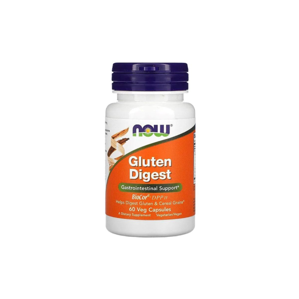 Ферменти для глютену Now Foods Gluten Digest Enzymes, 60 капсул