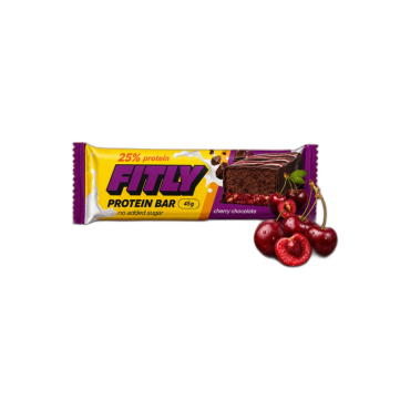 Протеїновий батончик Fitly (вишня - шоколад) 45 г 