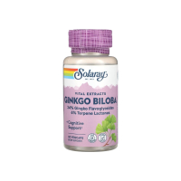 Гінкго білоба Solaray Ginkgo Biloba Leaf Extract, 60 мг, 60 капсул
