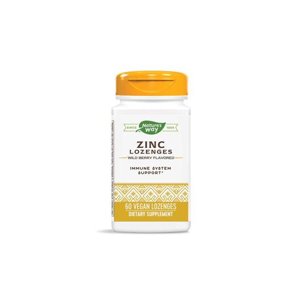 Цинк Nature's Way Zinc, 60 пастилок