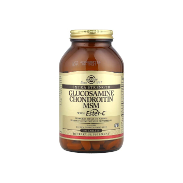 Для здоров'я суглобів Solgar Extra Strength Glucosamine Chondroitin MSM with Ester-C®, 180 таблеток