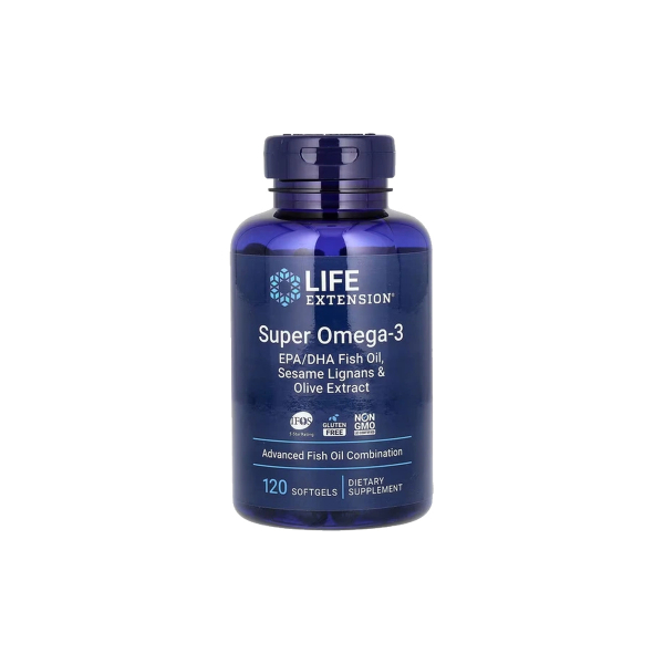 Супер омега-3 плюс Life Extension Super Omega-3 Plus, 120 софтгелів
