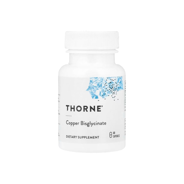 Мідь Thorne Copper Bisglycinate, 60 капсул