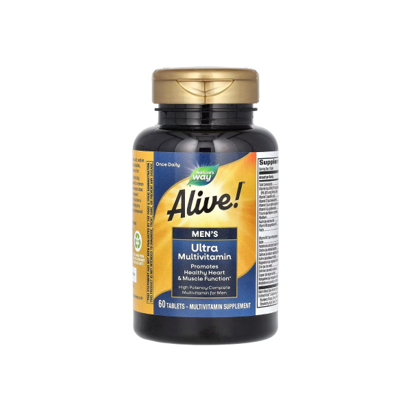 Мультивітаміни для чоловіків Nature's Way Alive! Once Daily Men's Ultra, 60 таблеток