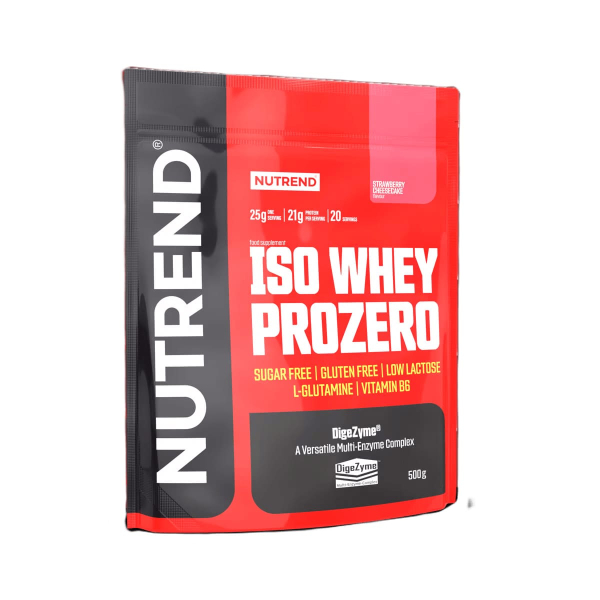 Протеин Nutrend Iso Whey Prozero (клубничный чизкейк) 500 г
