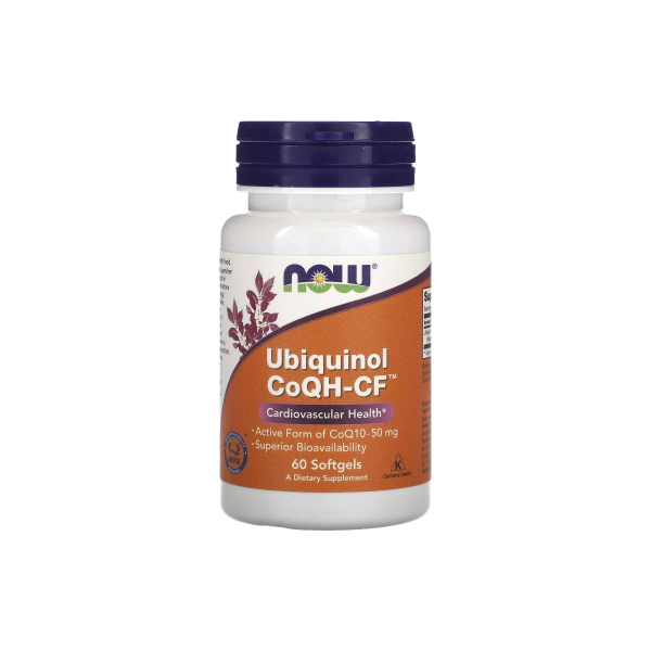Убіхінол Now Foods CoQ10 Ubiquinol CoQH-CF, 60 софтгелів