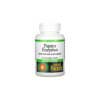Ферменти папайї Natural Factors Papaya Enzyme, 60 жувальних таблеток