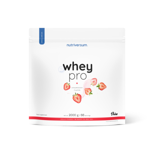 Протеин Nutriversum Whey Pro (клубника) 2000 г