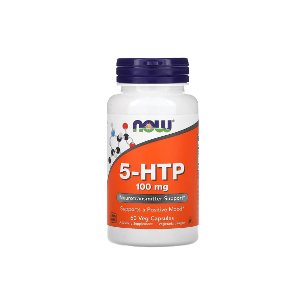 Амінокислота Now Foods 5-HTP, 100 мг, 60 капсул