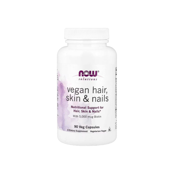Добавка Now Foods Vegan Hair, Skin & Nails, 90 капсул