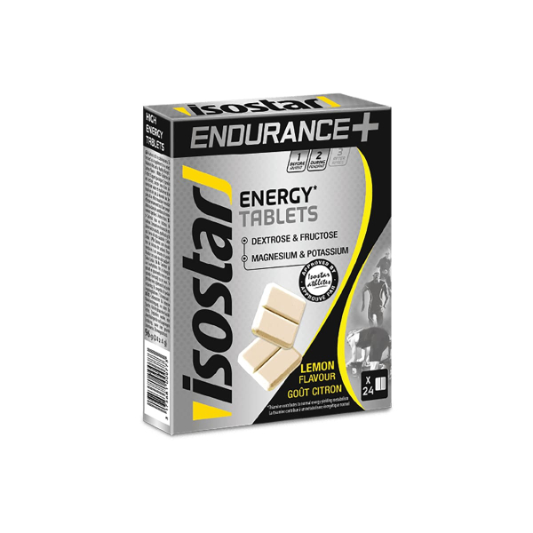 Вуглеводні таблетки Isostar Endurance+ Energy Tablets (лимон) 24 таблетки