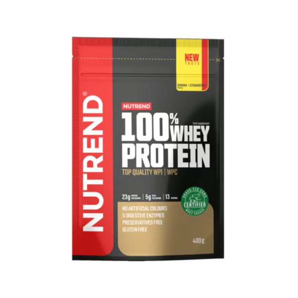 Протеин Nutrend 100% Whey Protein (банан+клубника) 400 г