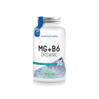 Магній та вітамін B6 Nutriversum MG+B6 Organic, 120 таблеток 