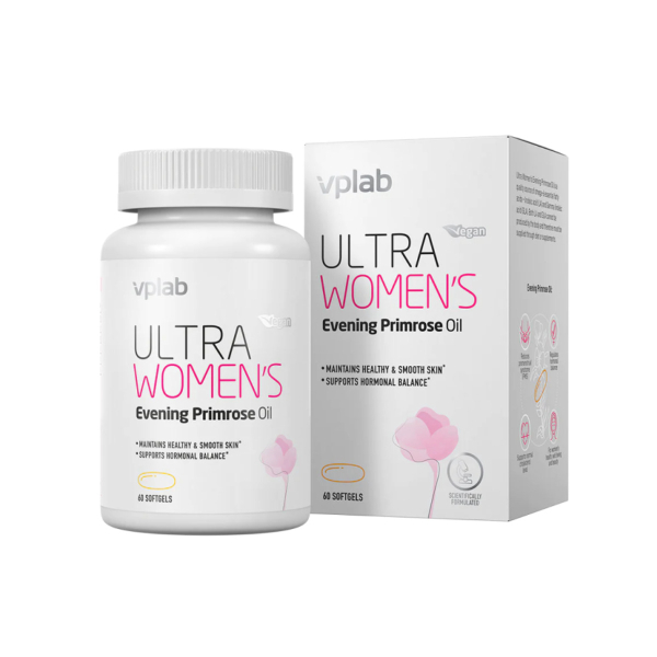 Олія примули вечірньої VPLAB Ultra Woman's Evening Primrose Oil, 60 софтгелів