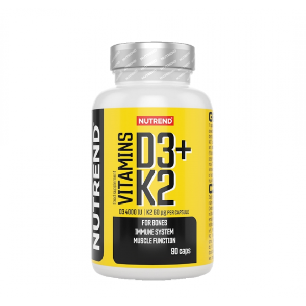 Вітамін Nutrend Vitamin D3 + K2, 90 капсул