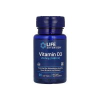 Вітамін Life Extension Vitamin D3, 25 мкг (1000 IU), 90 софтгелів