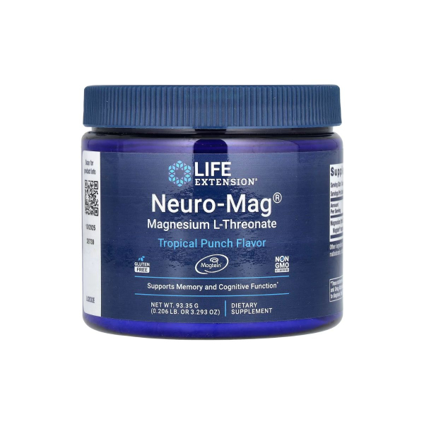 L-треонат магнію Life Extension Neuro-Mag Magnesium L-Threonate (тропічний пунш) 93,35 г