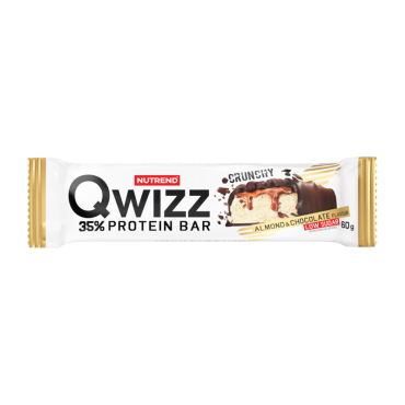 Протеїновий батончик Nutrend Qwizz Protein Bar (мигдаль з шоколадом) 60 г