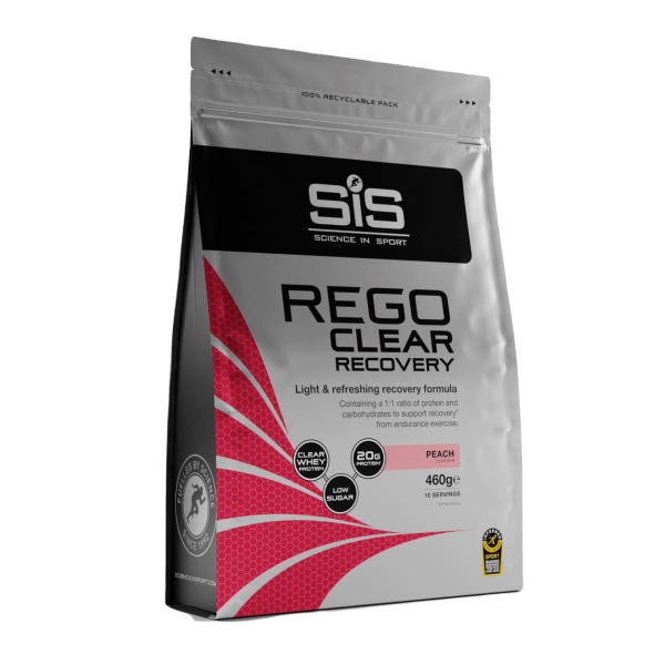 Відновлювальний напій SiS Rego Clear Recovery (персик) 460 г - термін придатності до 30/06/26