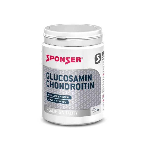 Для поддержания здоровья суставов Sponser Glucosamin Chondroitin + MSM, 180 таблеток