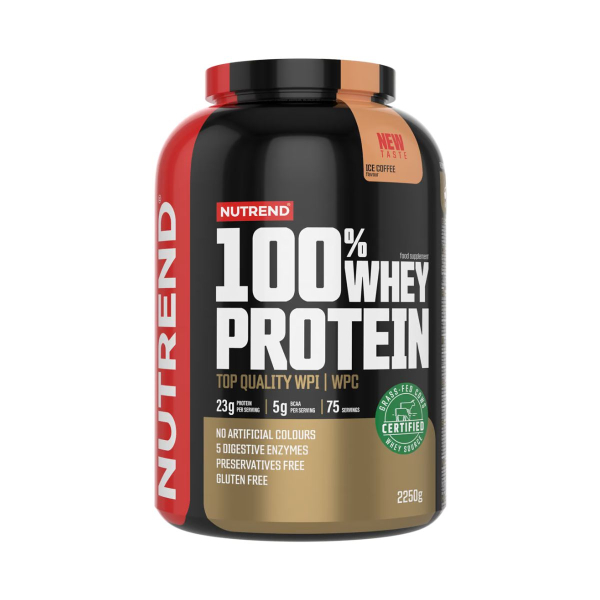 Протеин Nutrend 100% Whey Protein (кофе со льдом) 2250 г