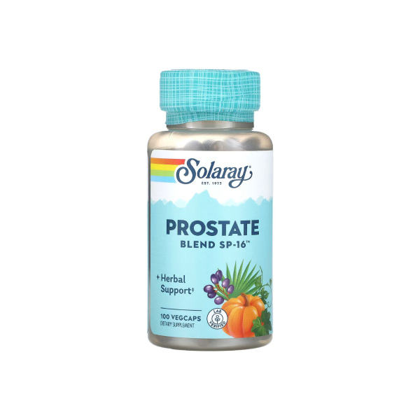 Суміш передміхурової залози Solaray Prostate Blend SP-16, 100 капсул