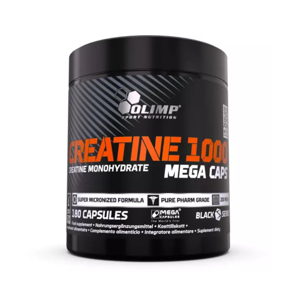 Креатин Olimp Creatine 1000 Mega Caps, 180 капсул