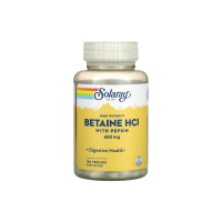 Бетаїн Solaray High Potency Betaine HCl, 650 мг, 100 капсул 