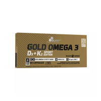 Омега 3 з вітамінами Olimp Gold Omega 3 D3+K2 Sport Edition, 60 капсул