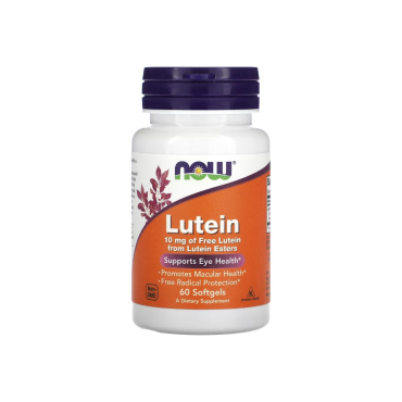 Лютеїн Now Foods Lutein (from esters), 10 мг, 60 софтгелів
