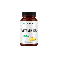 Вітамін Sporter Vitamin D3 4000 МО, 120 софтгелів 