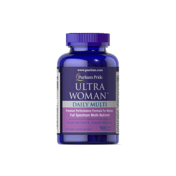 Вітаміни для жінок Puritan's Pride Ultra Woman™ Daily Multi Timed Release with Zinc, 90 капсул