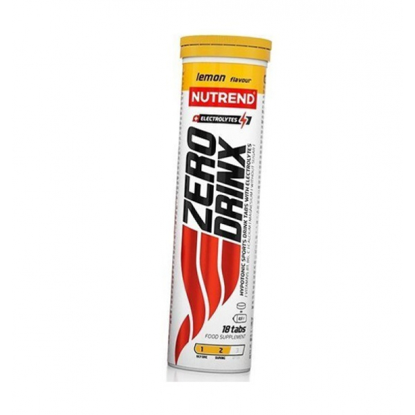 Изотоник в таблетках Nutrend Zero Drinx Tabs (лимон) 18 таблеток