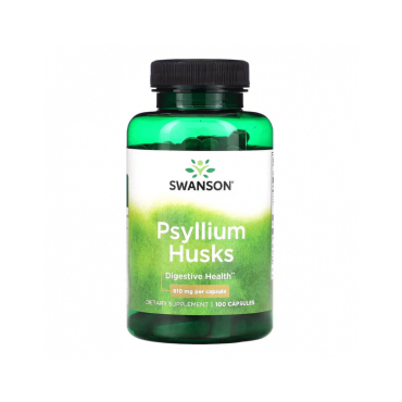 Псилиум Swanson Psyllium Husks, 610 мг, 100 капсул