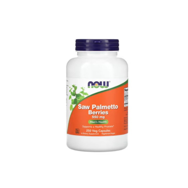 Для здоров'я простати Now Foods Saw Palmetto, 550 мг, 250 капсул